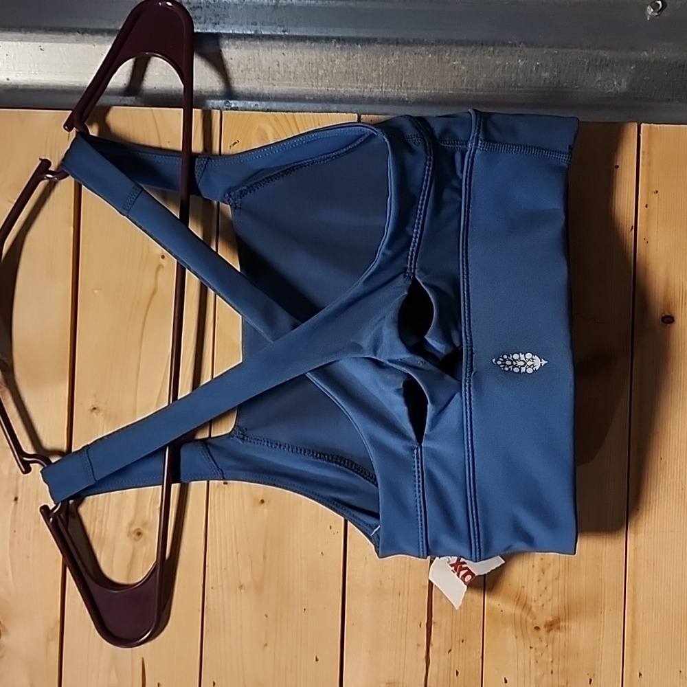 Free People Blue Sports Bra - Picture 2 of 3